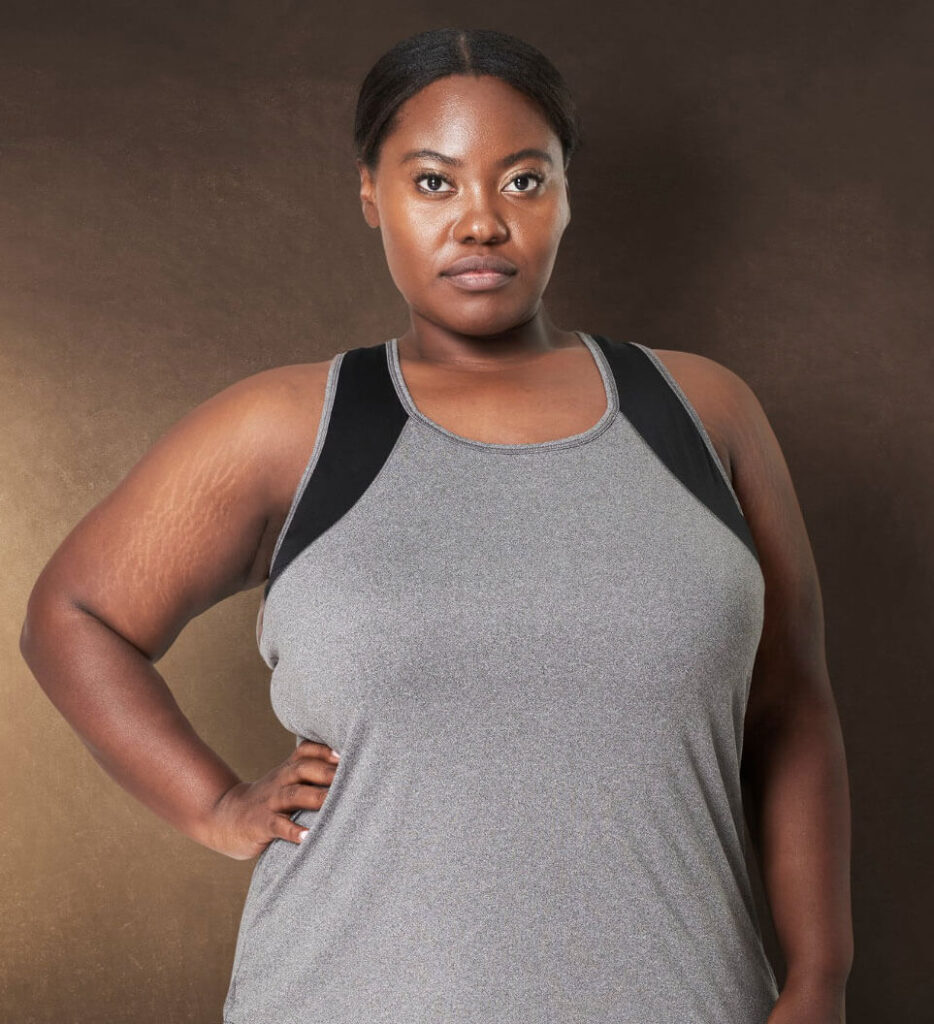 over weighted woman